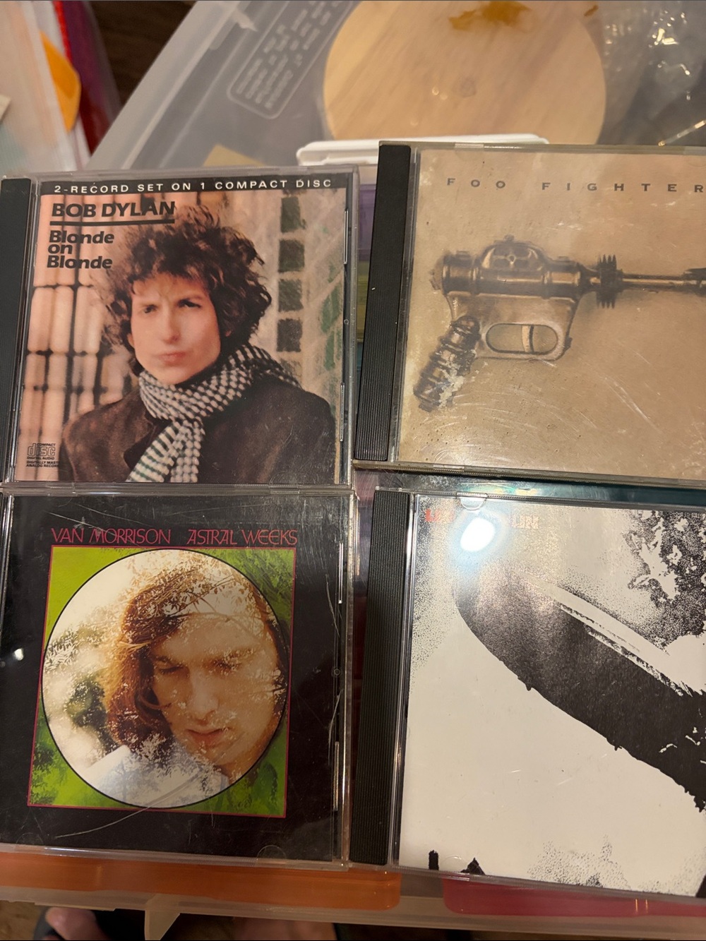 Bob Dylan , Van Morrison, Foo Fighters, Led Zeppelin CD